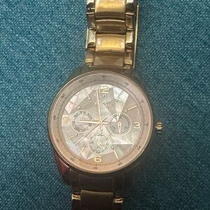 Fossil Two-Tone Gold and Silver Watch